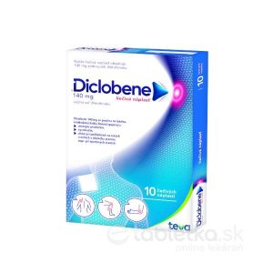 Diclobene 140mg liečivá náplasť 10 kusov