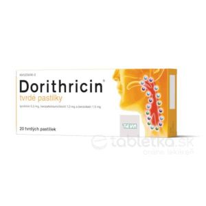 Dorithricin tvrdé pastilky 20ks