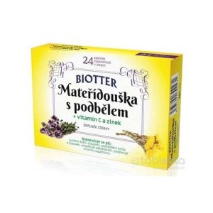 Biotter Materina dúška s podbeľom pastilky 24ks