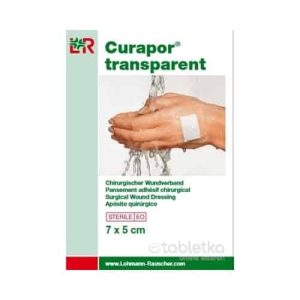 CURAPOR KRYTIE NA RANY TRANSPARENT (7x5cm) – 5 ks