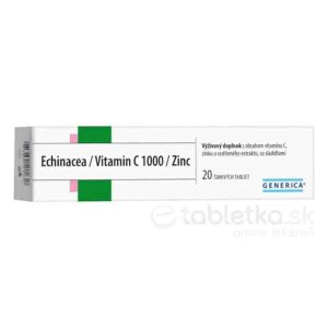 GENERICA Echinacea/Vitamin C 1000/Zinc, eff 20 tbl