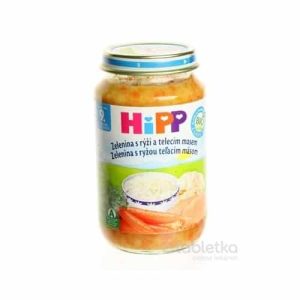 HiPP Príkrm Zelenina, teľacie mäso a ryža Junior menu (od ukonč. 9. mesiaca) 220 g