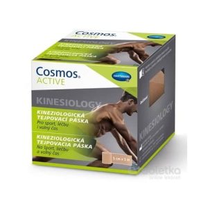 Cosmos ACTIVE Kineziologická tejpovacia páska, béžová – 1 ks