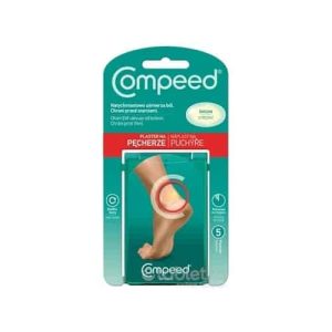 Compeed NÁPLASŤ na pľuzgiere, stredná, gélová – 5 ks