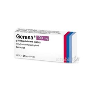 Gerasa 100 mg gastrorezistentné tablety 30 tbl