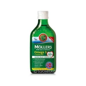 MOLLER´S Omega 3 RYBÍ OLEJ dospelí 50+ 250 ml