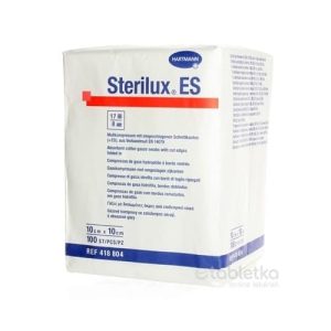 STERILUX ES NEST. kompres nesterilný, 17 vlákien 8 vrstiev (10cmx10cm) 1×100 ks