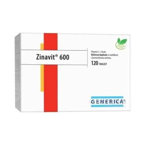 GENERICA Zinavit 600 pomaranč 120 tabliet