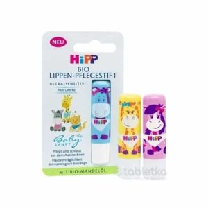 HiPP BabySANFT Balzam na pery ultra-sensitiv, s bio mandľovým olejom. 4,8 g