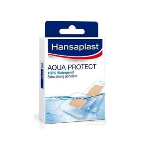 Hansaplast AQUA PROTECT náplasť, stripy – 20 ks