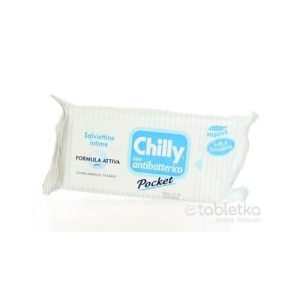 Chilly Antibacterial obrúsky na intímnu hygienu 12 ks