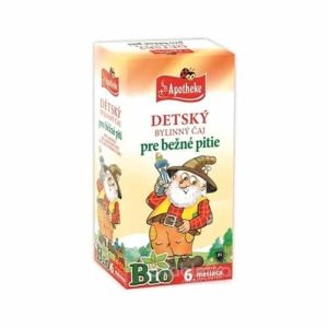 APOTHEKE BIO DETSKÝ BYLINNÝ ČAJ pre bežné pitie  (od ukončeného 6. mesiaca) 20×1,5 g (30 g)