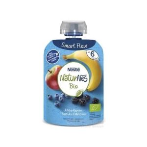 Nestlé NaturNes BIO Jablko Banán Čučoried. Černica 1x90g