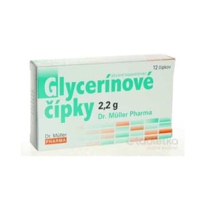 Dr. Müller Glycerínové čípky 2,2 g – 12 ks