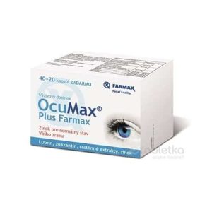 FARMAX OcuMax Plus cps 40+20 zadarmo