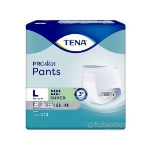 TENA PANTS SUPER LARGE naťahovacie absorpčné nohavičky – 12 ks