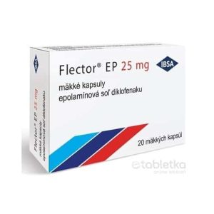 Flector EP 25mg 20 mäkkých kapsúl