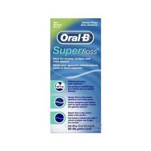 Oral-B Super floss Mint ZUBNÁ NIŤ 1×50 ks