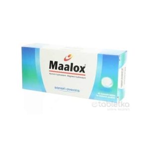 Maalox 40 žuvacích tabliet