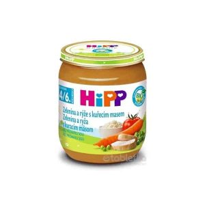 HiPP Príkrm BIO Zelenina a ryža s kuracím mäsom (od ukonč. 4./6. mesiaca) 125 g