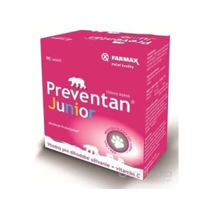 FARMAX Preventan Junior + vitamín C 90 tbl