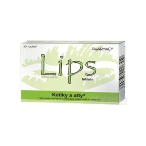 LIPS tablety kutiky a afty tbl 1×30 ks