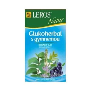 LEROS NATUR GLUKOHERBAL S GYMNEMOU (Diabet. zmes) ČAJ porc.