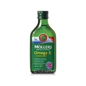 MOLLER´S Omega 3 RYBÍ OLEJ Natur 250 ml