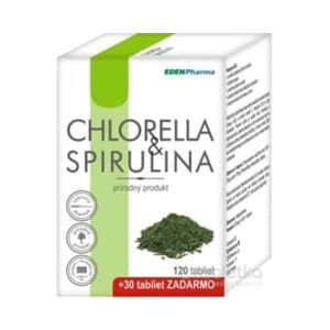 EDENPharma CHLORELLA+SPIRULINA tbl 120 + 30 zadarmo