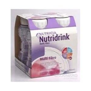 NUTRIDRINK MULTIFIBRE jahoda 4x200ml