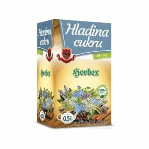 HERBEX HLADINA CUKRU bylinná zmes, čaj 20×3 g