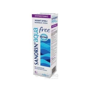 SANORIN aqua free sprej do nosa 120ml